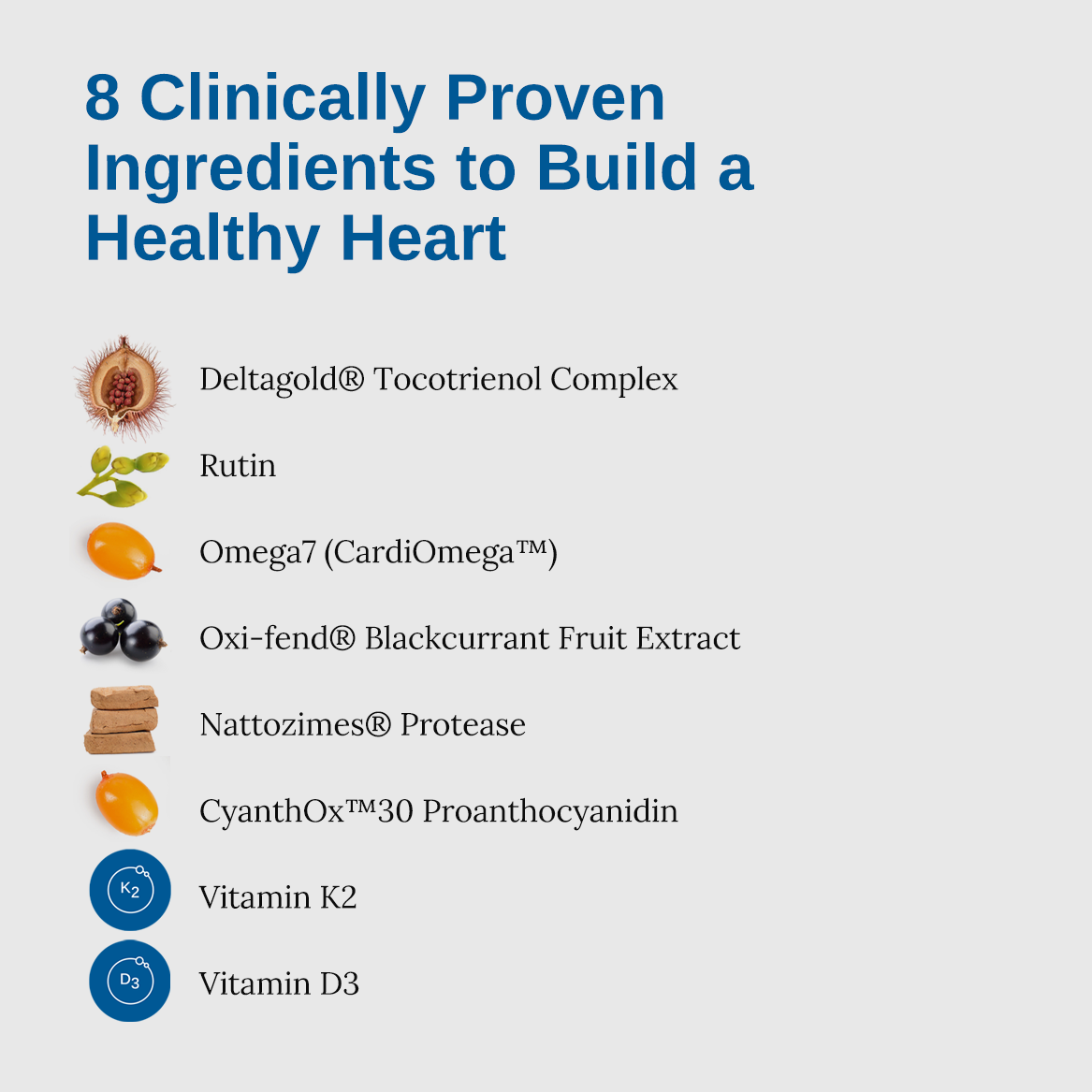 CX8 - Heart Health Support 8 clinically proven ingredients